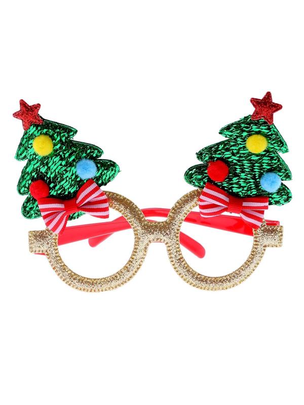 Карнавальные очки «Новогодние», цвета МИКС