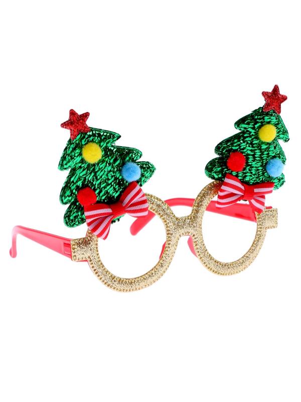 Карнавальные очки «Новогодние», цвета МИКС