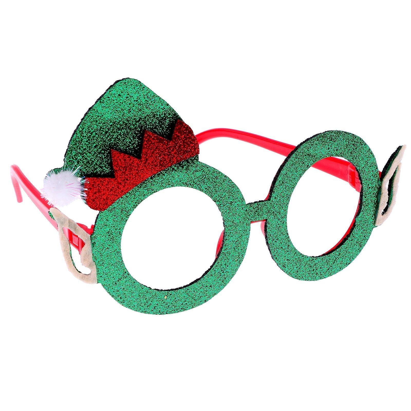 Карнавальные очки «Новогодний эльф»