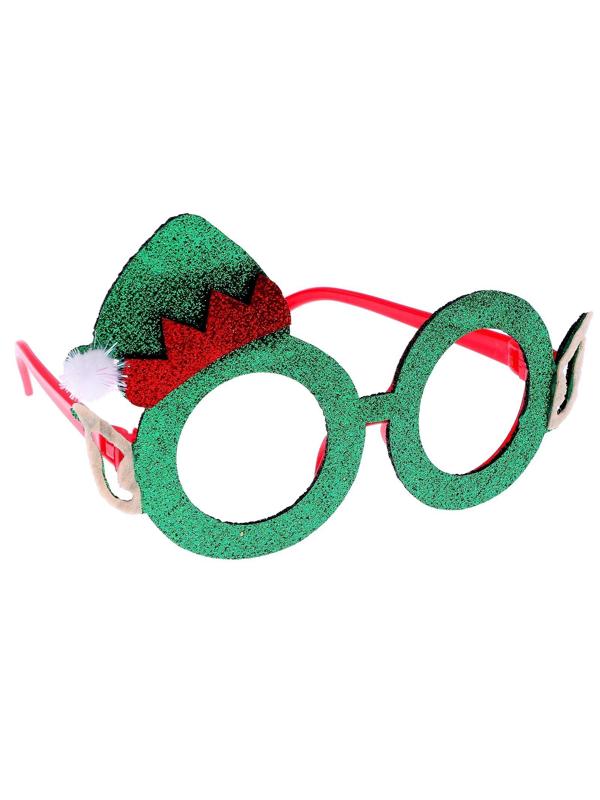 Карнавальные очки «Новогодний эльф»