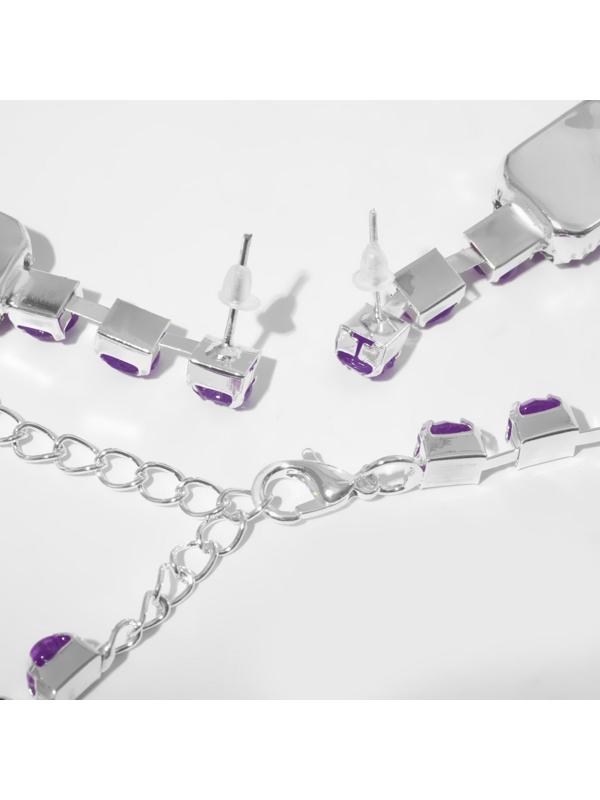 Набор 2 предмета: серьги, колье 