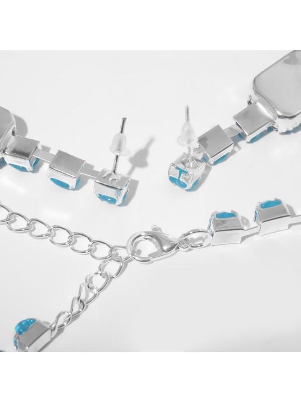 Набор 2 предмета: серьги, колье 