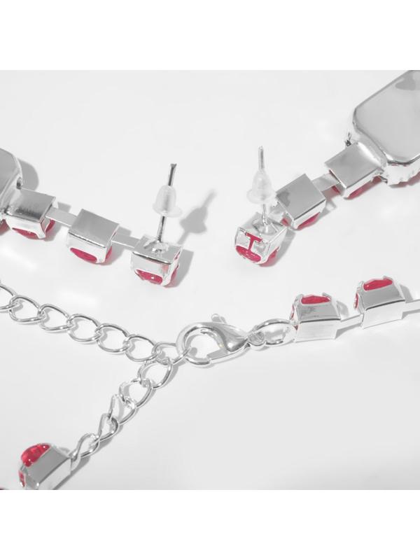 Набор 2 предмета: серьги, колье 