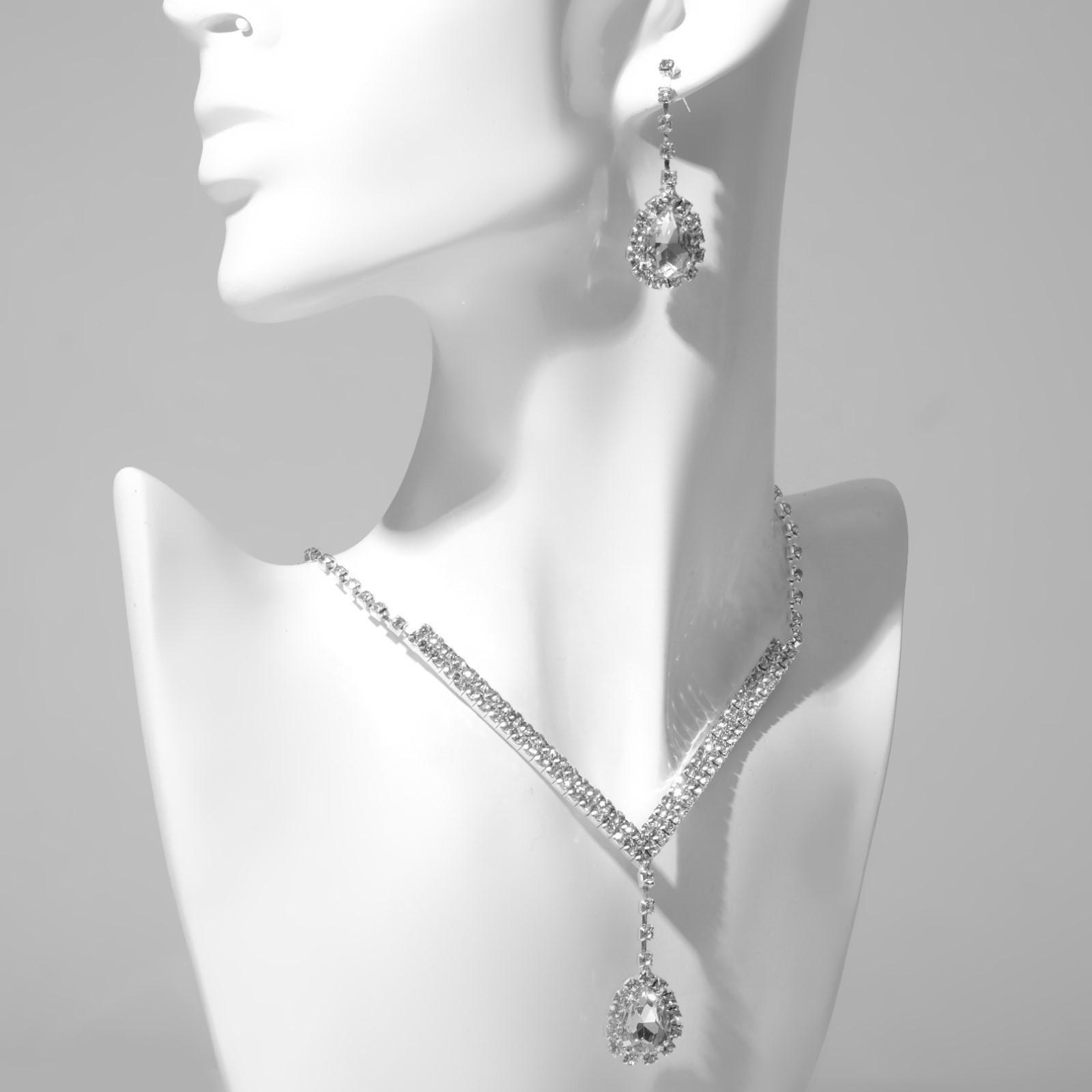 Набор 2 предмета: серьги, колье 