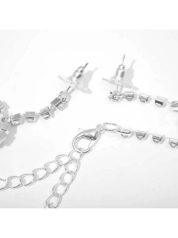 Набор 2 предмета: серьги, колье 