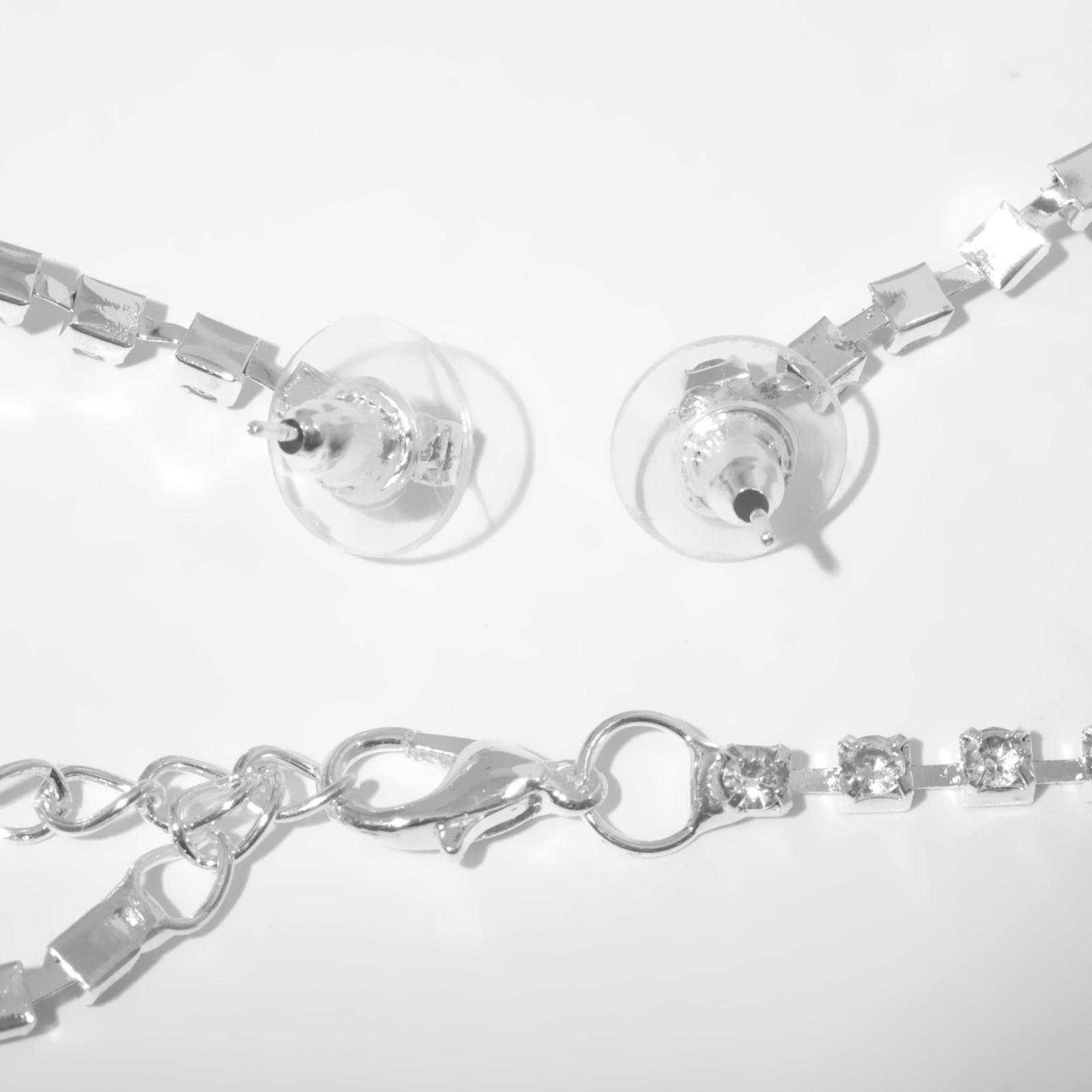 Набор 2 предмета: серьги, колье 