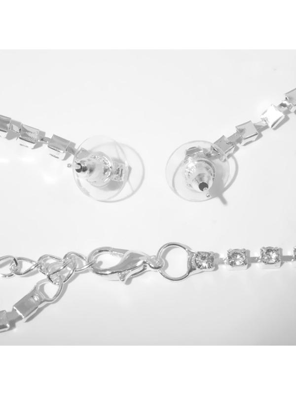 Набор 2 предмета: серьги, колье 