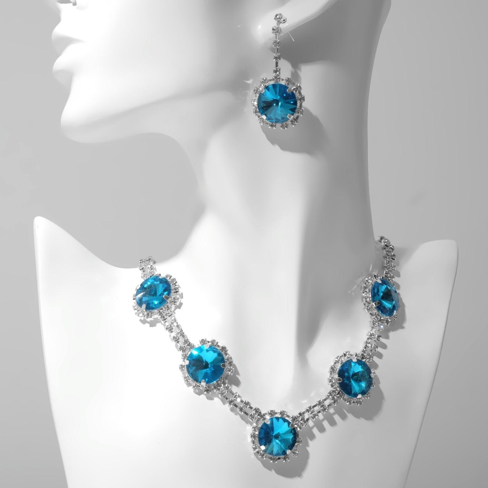 Набор 2 предмета: серьги, колье 