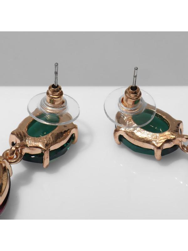 Серьги со стразами 