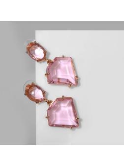 Серьги со стразами 