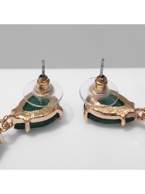 Серьги со стразами 