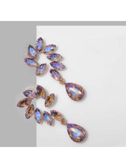 Серьги со стразами 