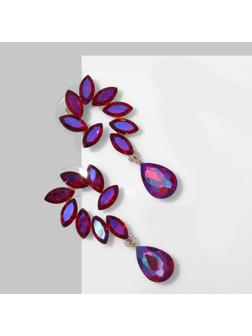 Серьги со стразами 