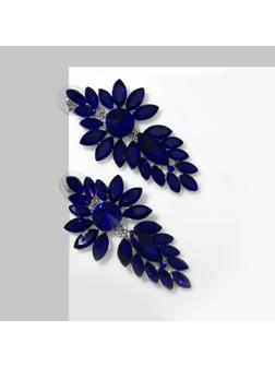 Серьги со стразами 