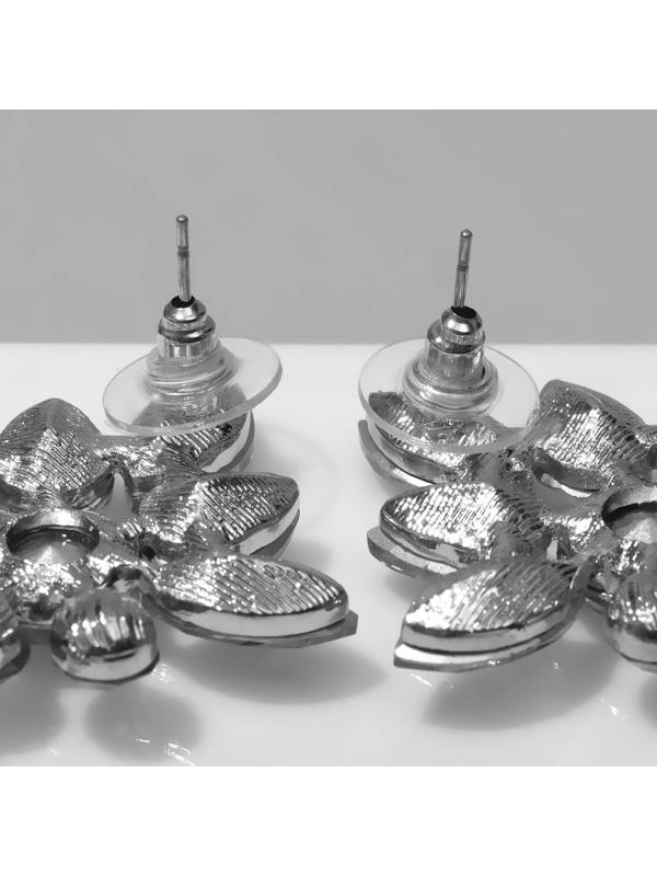 Серьги со стразами 