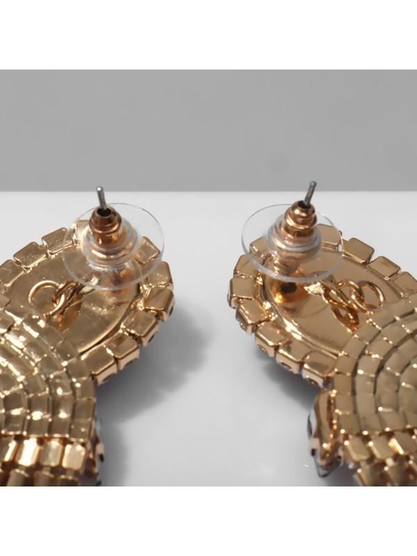 Серьги со стразами 