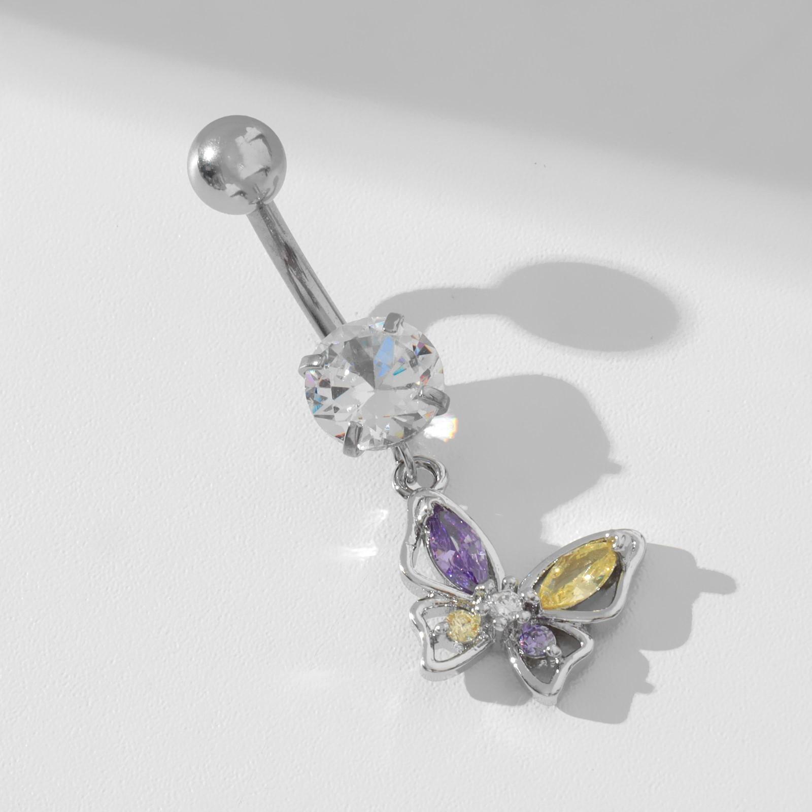 Пирсинг в пупок 