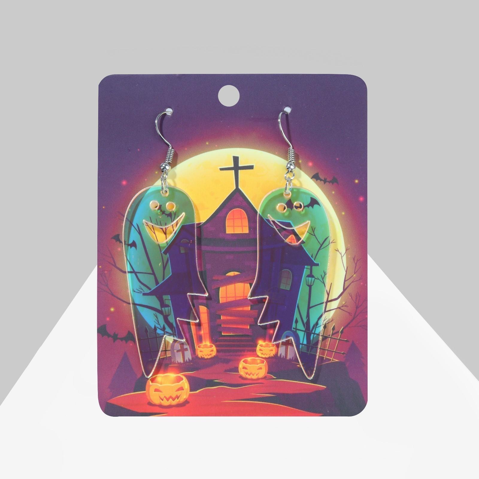 Серьги акрил 