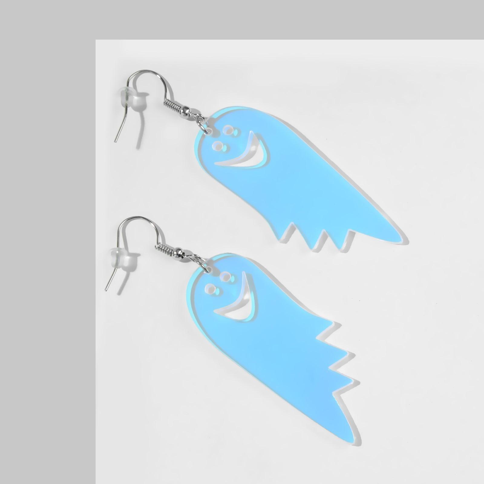 Серьги акрил 