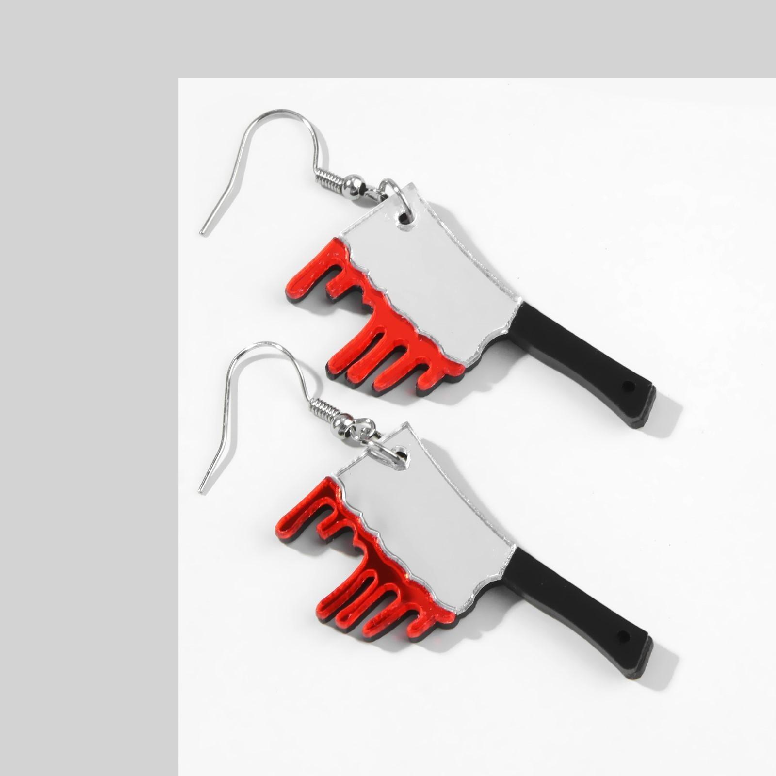 Серьги акрил 