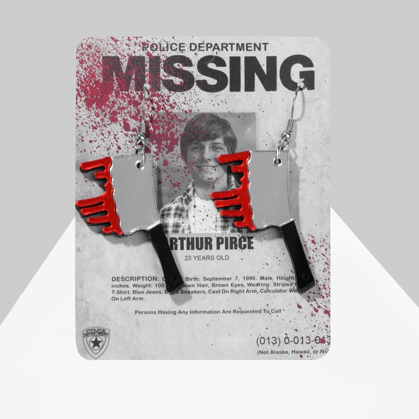 Серьги акрил 