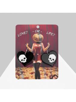 Серьги акрил 