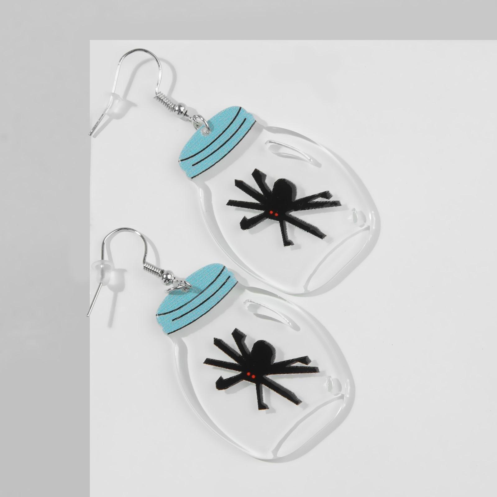 Серьги акрил 