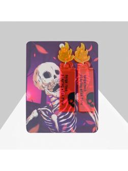 Серьги акрил 