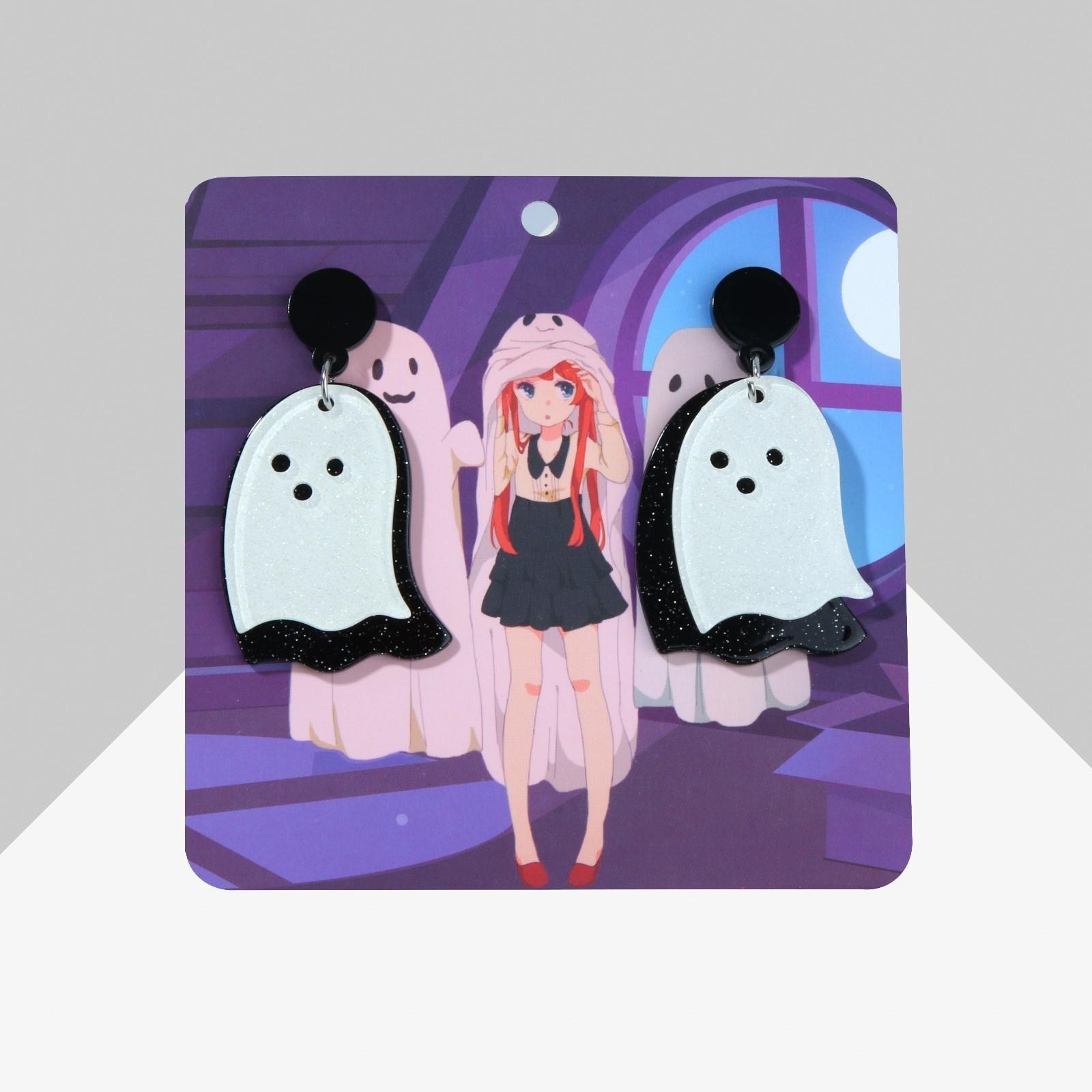 Серьги акрил 