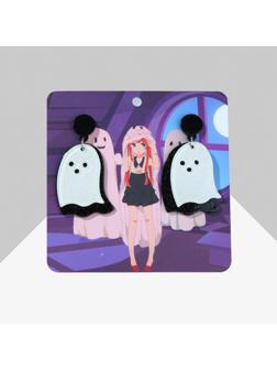 Серьги акрил 