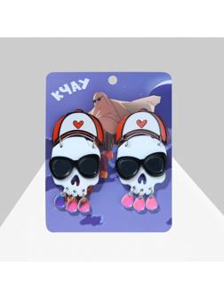 Серьги акрил 