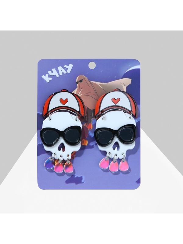 Серьги акрил 