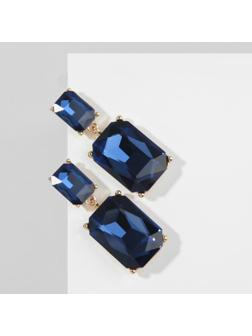 Серьги со стразами 