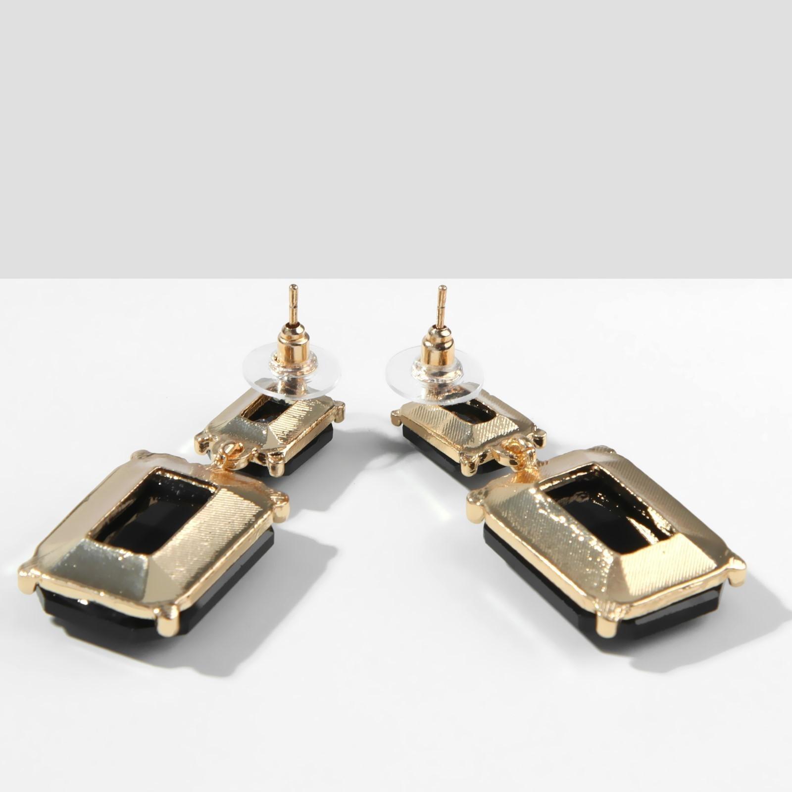 Серьги со стразами 