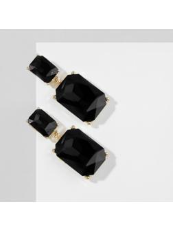 Серьги со стразами 