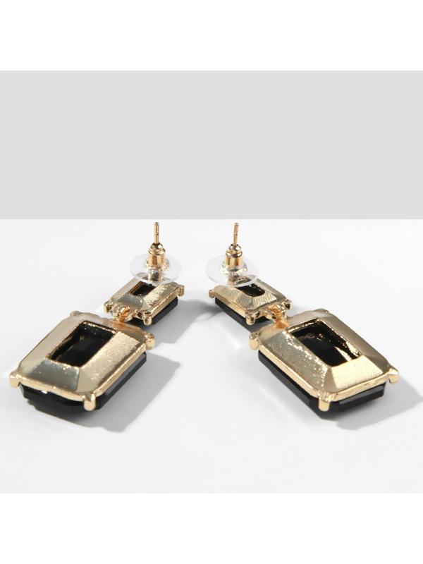 Серьги со стразами 