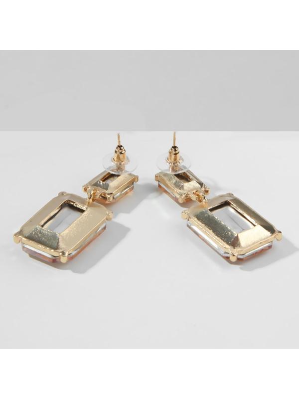 Серьги со стразами 