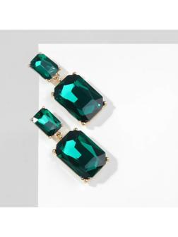 Серьги со стразами 