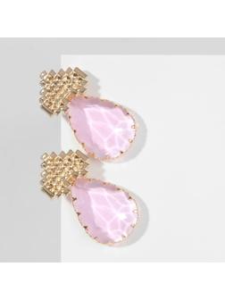 Серьги со стразами 