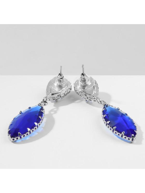 Серьги со стразами 