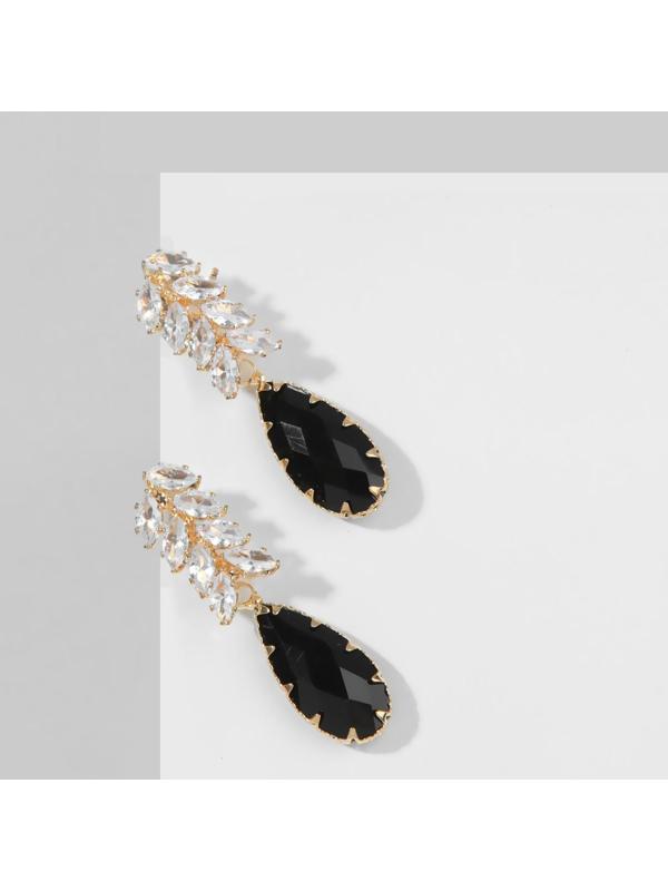 Серьги со стразами 