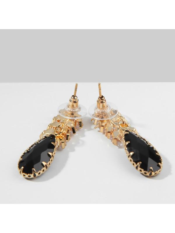 Серьги со стразами 