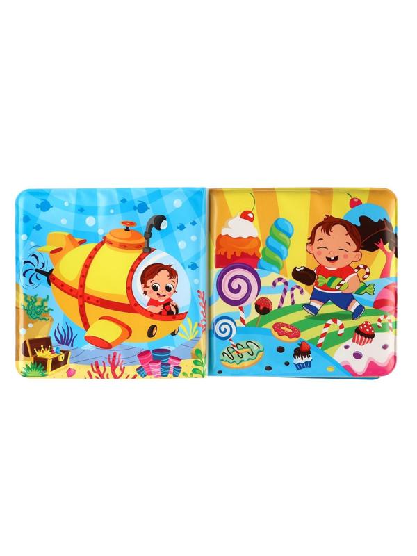 Книжка для игры в ванной с игрушкой - вкладышем «Мои сновидения», непромакаемая