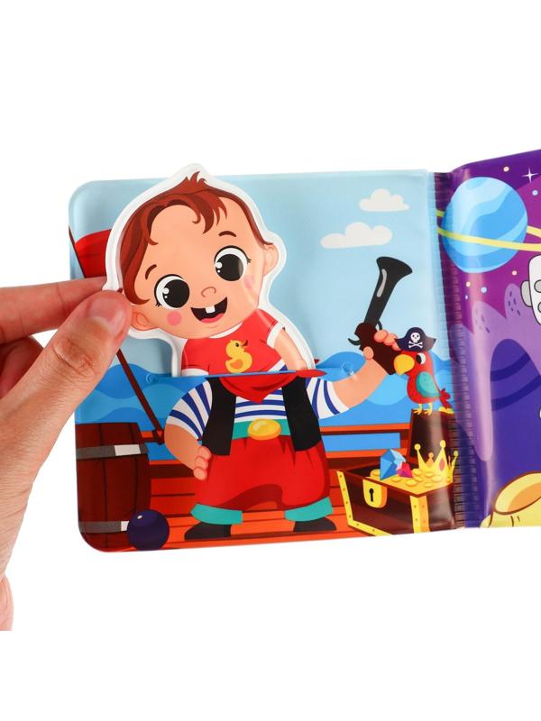 Книжка для игры в ванной с игрушкой - вкладышем «Мои сновидения», непромакаемая