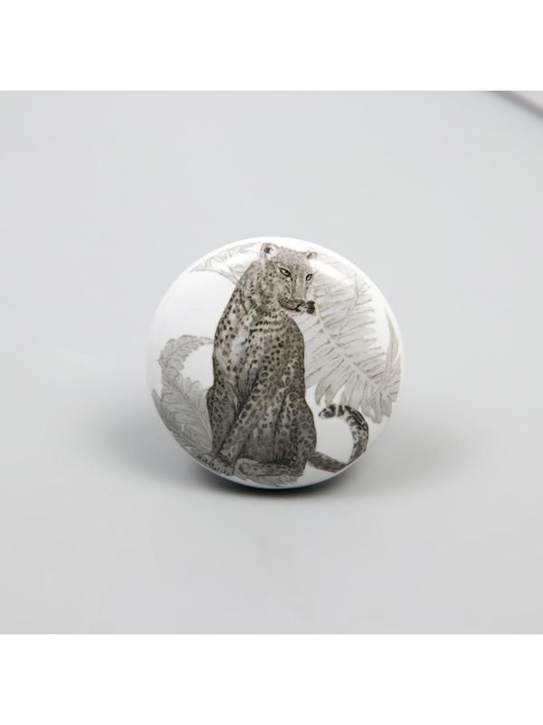 Ручка для шкатулки керамика, металл 