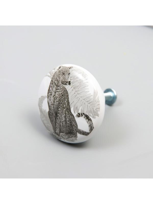 Ручка для шкатулки керамика, металл 