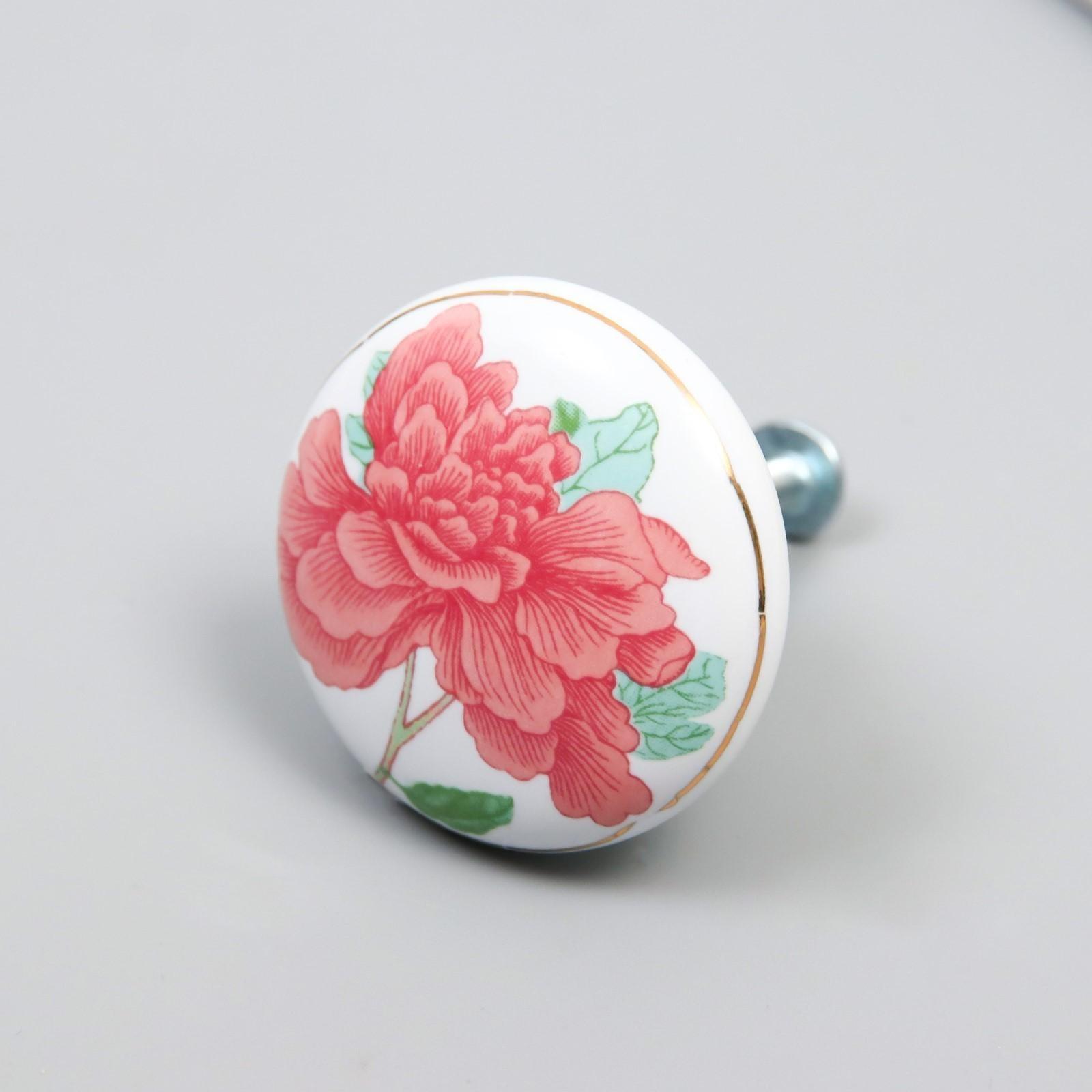 Ручка для шкатулки керамика, металл 