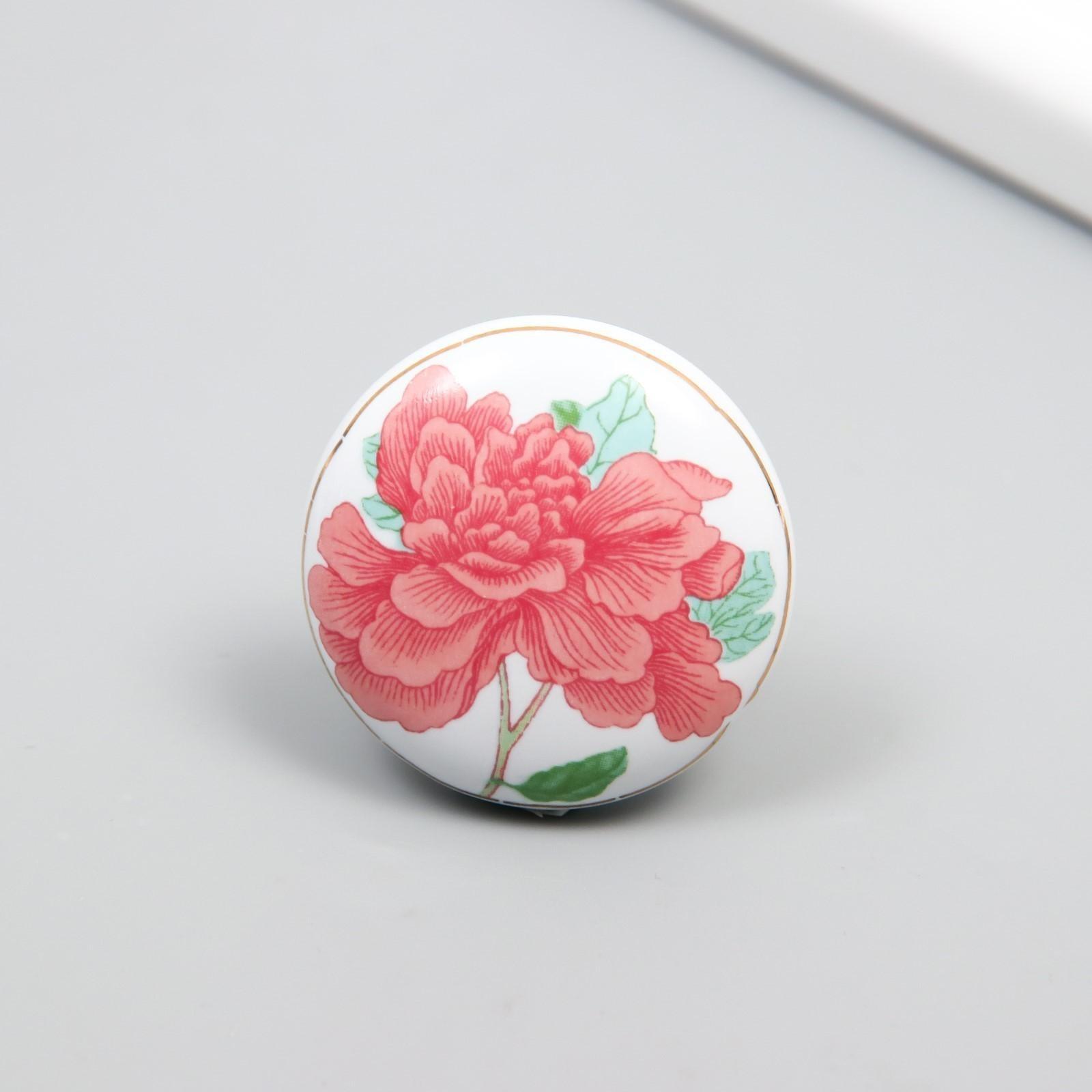 Ручка для шкатулки керамика, металл 