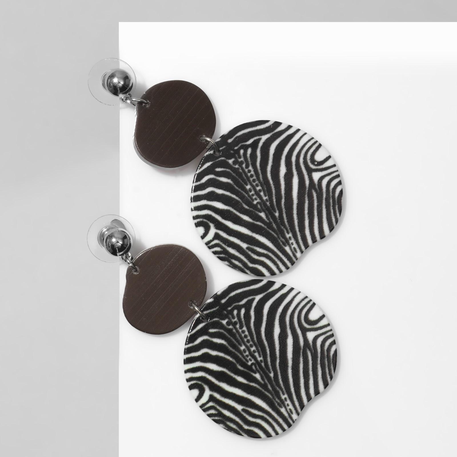 Серьги акрил 