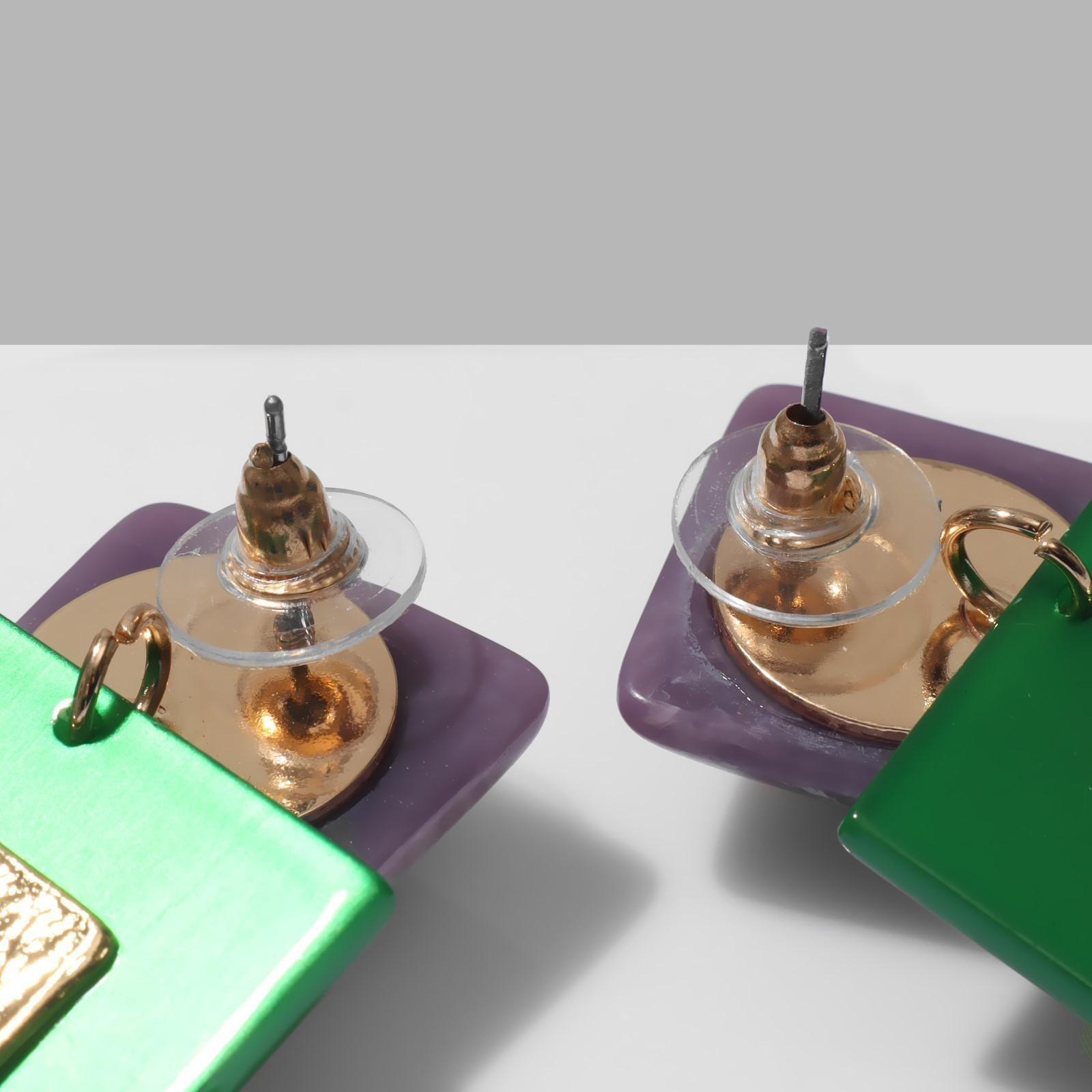 Серьги акрил 